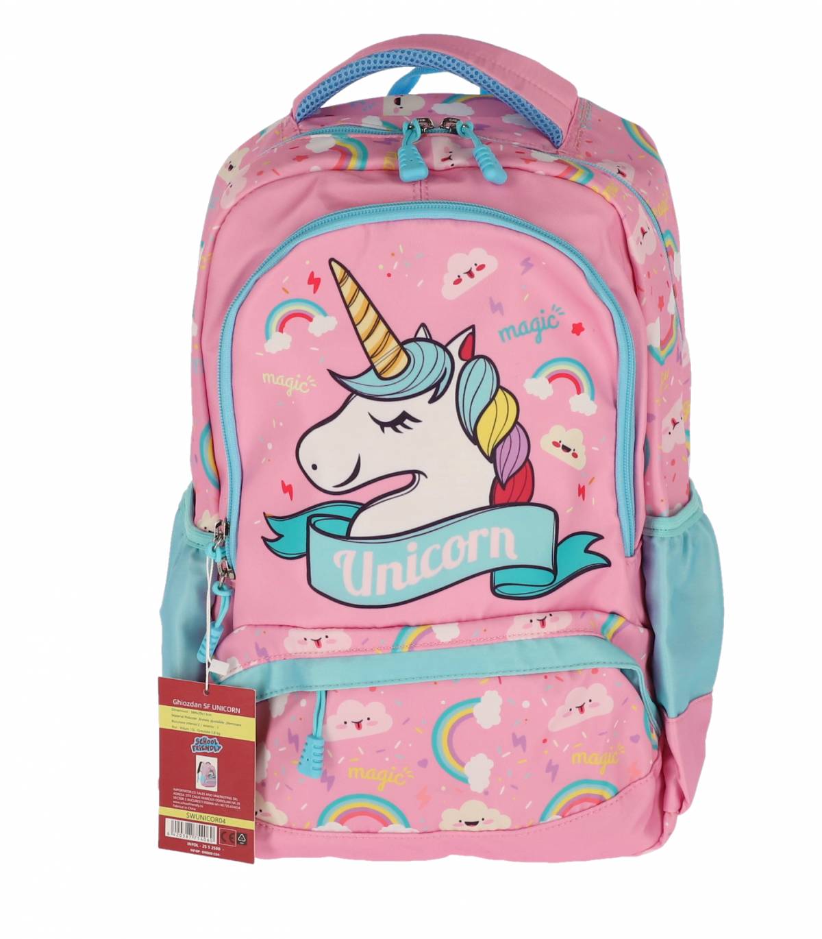 GHIOZDAN CLASA 0 UNICORN ROZ 3 FERMOARE PIGNA GHIOZDAN CLASA 0 UNICORN ROZ 3 FERMOARE PIGNA